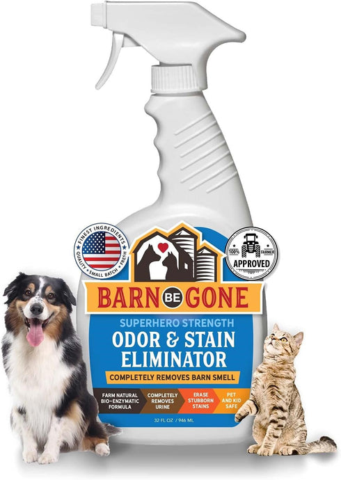Superhero Strength Stain & Pet Odor Eliminator, Enzyme Carpet Cleaner Spray for Pets, Urine Destroyer