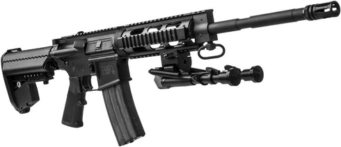 Scout-pod Tactical Pro Bipod, 7.3" to 9" Height Adjustable with Double Swivel and QD Mounting Deck, SP-SL07