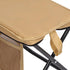 Aymzbd Backpacking Folding Camping Stool with Side Pocket Portable Small Foldable Chair Footrest for Park Hiking Garden