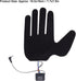 USB Heated Gloves Pad, 5 Finger Fast Heating Pad, 2Pcs Ultra Thin Efficient for Indoors and Hiking