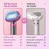 Dog Hair Dryer, 2-in-1 Blower with Brush, 3-Modes Professional Home Grooming Drying for Small Large Cat Pet Puppy