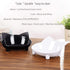 Cat Feeder - Melamine Cat Food Bowls, Set of 2, 8 oz, Non Slip, Dishwasher Safe, Modern Design