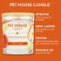 One Fur All Apple Candle for Pet Odor - Plant-Based Soy Candle with 60 Hour Burn Time - Apple Cider