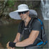 Peicees Super Wide Brim Sun Hat for Men and Women, Fishing Bucket Hat, Safari Cowboy Hat