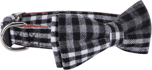 Soft & Comfy Bowtie Dog Collar, Detachable Adjustable Bow Tie for Small Medium Large Pets