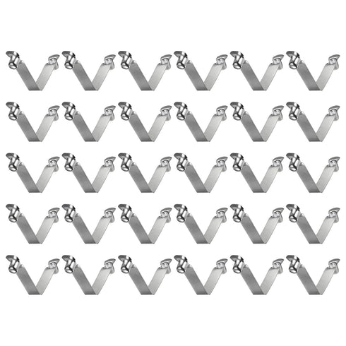 HARFINGTON 30pcs Double Button Kayak Paddle Snap Spring Clip - 9x10x60mm for Tent Umbrella Camping