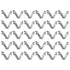 HARFINGTON 30pcs Double Button Kayak Paddle Snap Spring Clip - 9x10x60mm for Tent Umbrella Camping