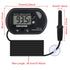 2Pack Digital Aquarium Thermometer Fish Tank Thermometer, Water Thermometer with Large LCD Display, Reptile Thermometer for Vehicle Reptile Terrarium Fish Tank Refrigerator.