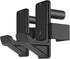 Kipika J-Hooks for 2" x 2" Power Rack, Heavy Duty Steel Hooks with Rubber Pads, Set of 2