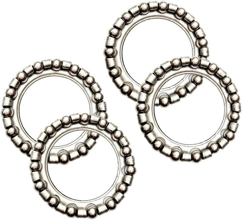 Cryspearl Headset Set 4, 1.57 1.06 E-Bike Steering Ball Bearings of Steel Construction, x in Inner/Outer Diameter