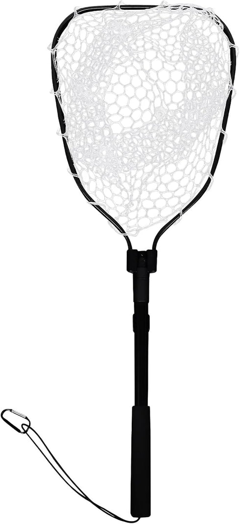 BESTonZON Foldable Fishing Net Portable Foldable Fish Catch Net with Silicone Frame