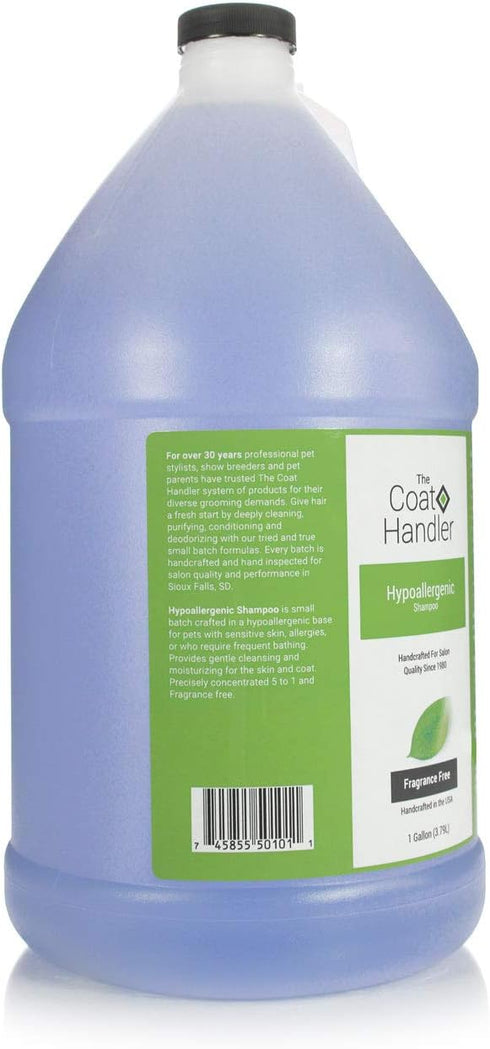 Hypoallergenic Dog Shampoo, 1 Gallon - Non-Scented, All Natural Ingredients for Pets with Sensitive Skin