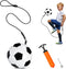 Soccer Training Equipment, Dribble Trainer for Juggling, Foot Control, Kicking Practice with Adjustable Cord