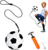 Soccer Training Equipment, Dribble Trainer for Juggling, Foot Control, Kicking Practice with Adjustable Cord