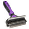 Maxpower Planet Dog Brush - 2 Sided Deshedding Brush for Pets, Dog Grooming Rake Reduces Shedding by Up to 95% Large