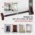 RHINOSPORT Door Pull Up Bar, Chin Up Bar for Doorway 69-92 cm (27.1in-36.2in) Workout Equipment