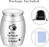 Small Dog Urn for Ashes, 1.57 Inches Mini Cremation Urn for Pet Ashes, Tiny Pet Paw Keepsake Holder