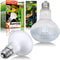 Reptile Heat Lamp 75W 2 Pack, UVA Basking Light Bulbs for Bearded Dragon, Turtle, Lizard, with Temperature Strips