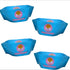 Bark & Bone Collapsible Travel Dog Bowls (4 Pack) – Portable, Resealable, Foldable Food & Water Bowls – BPA-Free,