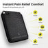 Whispering Winds Inflatable Seat Cushion - Comfortable Blow-up Foam Pad for Airplane, Travel, Stadium, Outdoors