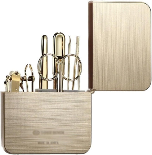 sdneNest Nail Clippers Set, 7Pcs Manual Set, Nail Clippers Kit, Carbon Steel Nail