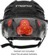 TronX S40 Vented-Cut Hockey Helmet Clear Visor, Anti-Scratch/Anti-Fog, CE Certified