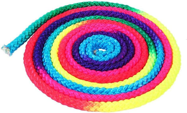 Gymnastics Sports Rope, 2.8m Arts Training Jumps Rope, Rhythmic Gymnastics Equipment, Solid Colorful Rope