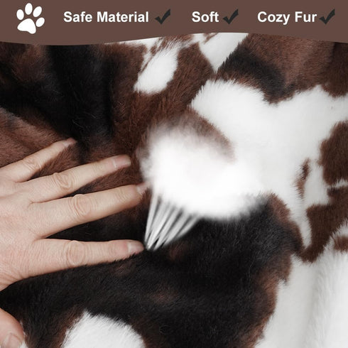 Dog Bed Crate Pad - Soft Fluffy Cushion for Small Dogs, Anti-Slip Comfy Mat for Dog Crate