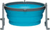 Bella Roma Portable Travel Dog Bowl by Loving Pets - Collapsible Food & Water Bowl (Blue, Medium)