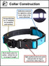 CatGoods Reflective Blue Stretch Cat Collar – Adjustable, Comfortable, Escape-Safe Alternative with ID and Bell