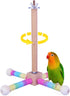 KINTOR Bird Toy Perch,Parrot Interactive Spinning Toys,Bird Cage Accessories for Small and Medium