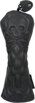 HELLO NRC Golf Club Head Cover, Black/White Wood Cover for 460cc Fairway Woods & Hybrid with Rotating Number Labels
