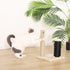 Amazon Basics Cat Scratching Post with Brush, 12.2 x 12.2 x 16.54 inch for Kittens, Beige Color