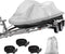 SPORTYOUTH Jet Ski Cover for 3 Seater, Waterproof PWC Trailerable Cover, Fits Length 136" to 145", Heavy Duty