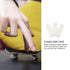 3-Pack balacoo Self-Adhesive Fingerboard Tape Transparent Foam Grip Pads for Mini Skateboards Non-Slip Cushioning