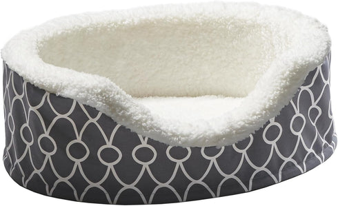 MidWest Homes for Pets Orthopedic Egg-Crate Nesting Pet Bed w/ Teflon Fabric Protector, XS Gray