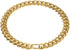 19MM Thick Light Metal 18K Gold Plated Cuban Link Dog Collar, Gold Chain for Small, Medium Dogs, 18 Inches