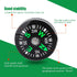 12Pcs Button Compass, Oil Filled Mini Pocket Button Compass for Camping, Hiking, Boating, Survival Bracelets Button