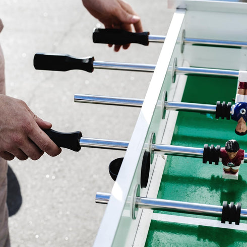 4pcs YARNOW Octagonal Plastic Foosball Grip Handles Durable Non-Slip Table Soccer Accessories for Enhanced Gameplay