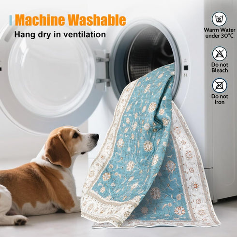 26"x40" 2 Pack Washable Pee Pads for Dogs, Rabbits & Hamsters - Reusable Puppy Pads Super Absorbent Waterproof Non-Slip