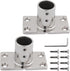 SHENGHUISS 316 Stainless Steel Boat Hand Rail Base, Marine Hardware Railing Fitting with Installation Accessories
