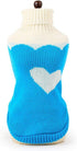 CHBORCHICEN Pet Dog Sweaters, Classic Knitwear Turtleneck Winter Warm Puppy Clothing in Sky Blue, X-Small