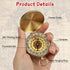 flintronic Navigation Compass, Hiking Compass with Luminous Function, Waterproof Pocket Compass for Expedition Map