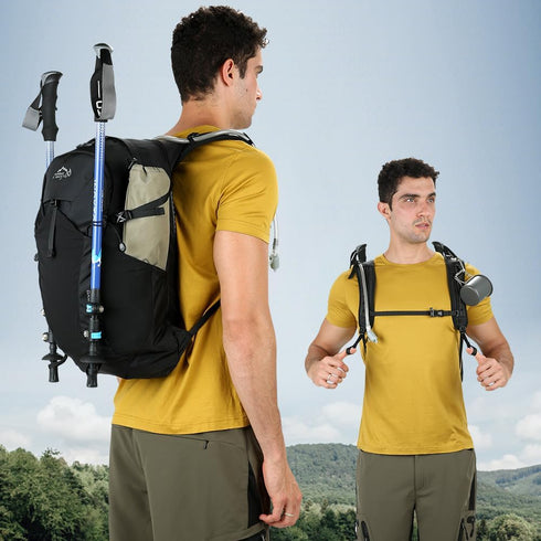 Hiking Hydration Backpack with 3L Water Bladder - 25L Water Backpack for Hiking, Cycling, Climbing, Camping