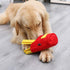 TEHAUX Dog Snuffle Toy - French Fries Shape Interactive Puzzle Toy for Slow Eating and Chewing