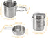 Set Set Wood Stove Cooking Pot Wood Stove Cooking Pot Cookware Stainless Steel Pot Plant for Outdoor Outside