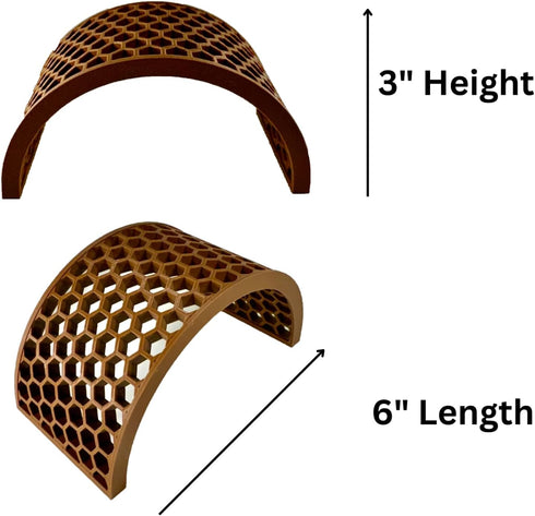Lucky Critter Hermit Crab Climbing Toy Bridge | Hermit Crab Tank Decor Hide | Decoration Accessories Supplies Toys