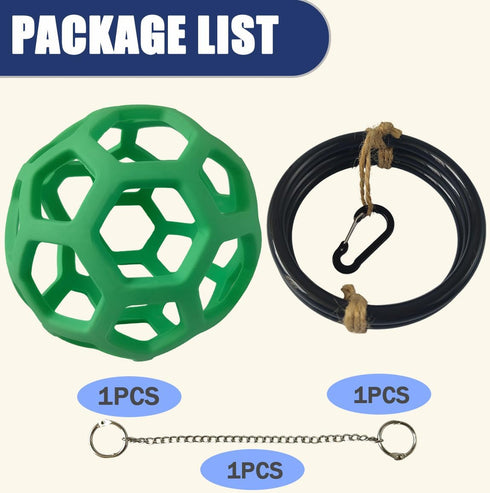 Ajqxh Snake Enrichment Toys Ball,Jungle Gym Ball and Enrichment Rings for Small Ball Python Corn Snakes,Reptiles