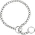 TagME Chain Choke Collar for Dogs, Adjustable Weather Proof Necklace for Medium Dogs