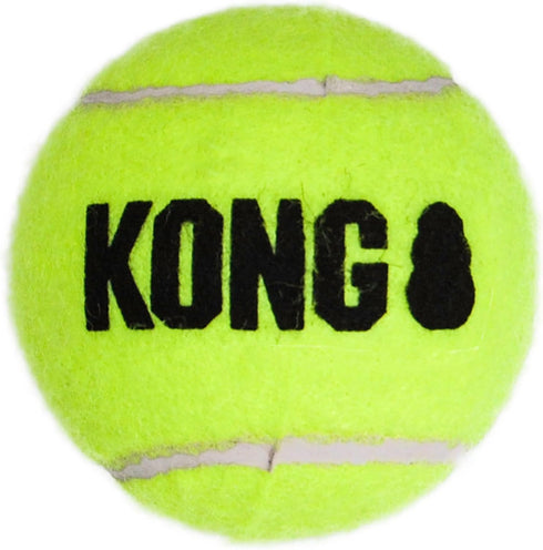 (6 Pack)) KONG - Squeakair Ball - Dog Toy Premium Squeak Tennis Ball, Gentle on Teeth (Small